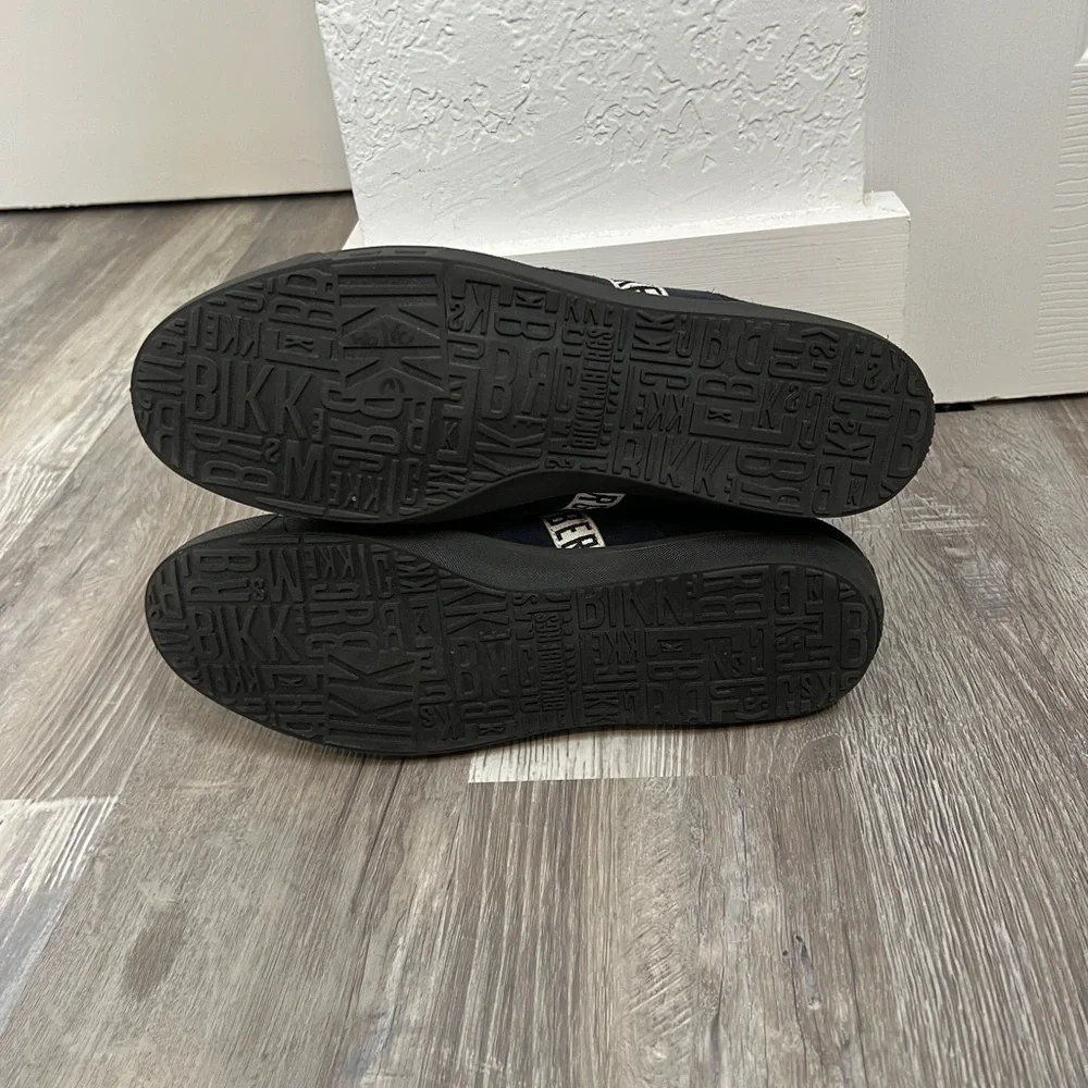 Bikkembergs Black High Top Suede Sneakers